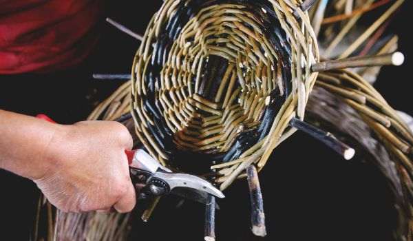 Basket Weaving in Craggaunowen Prehistoric Park